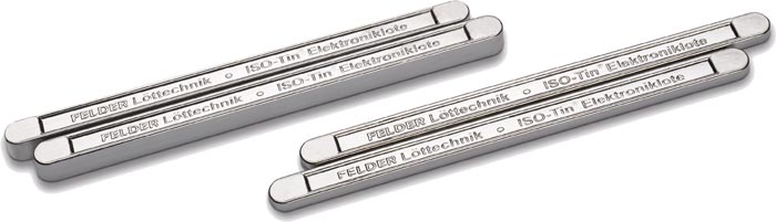 10 Stangen Elektronik-Lot Felder-ISO-TIN Bleifrei Sn99,3Cu0,7 Elektronikbereich